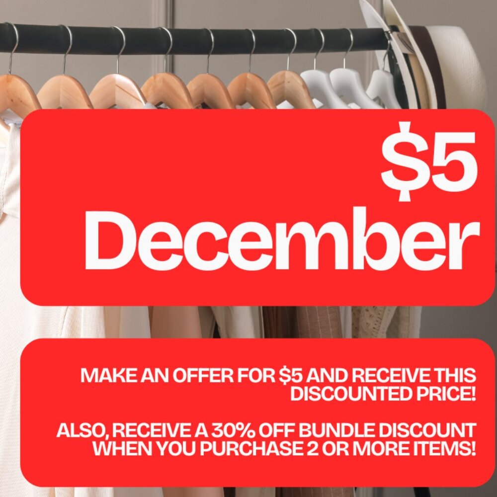 $5 DECEMBER!!!